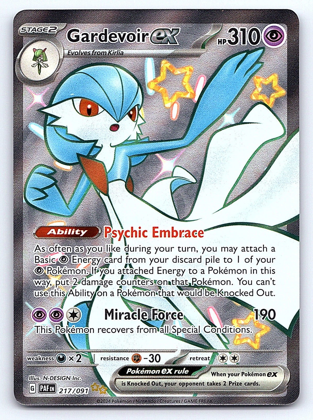 Gardevoir ex 217/091 – SV: Paldean Fates