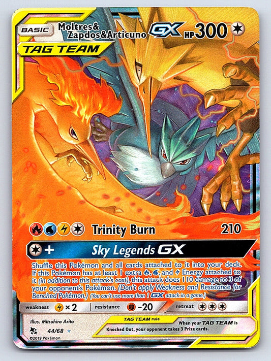 Moltres & Zapdos & Articuno GX 44/68 – Hidden Fates