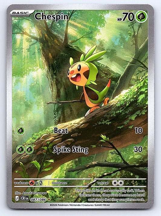 Chespin 087/086 – ME04: Chaos Rising