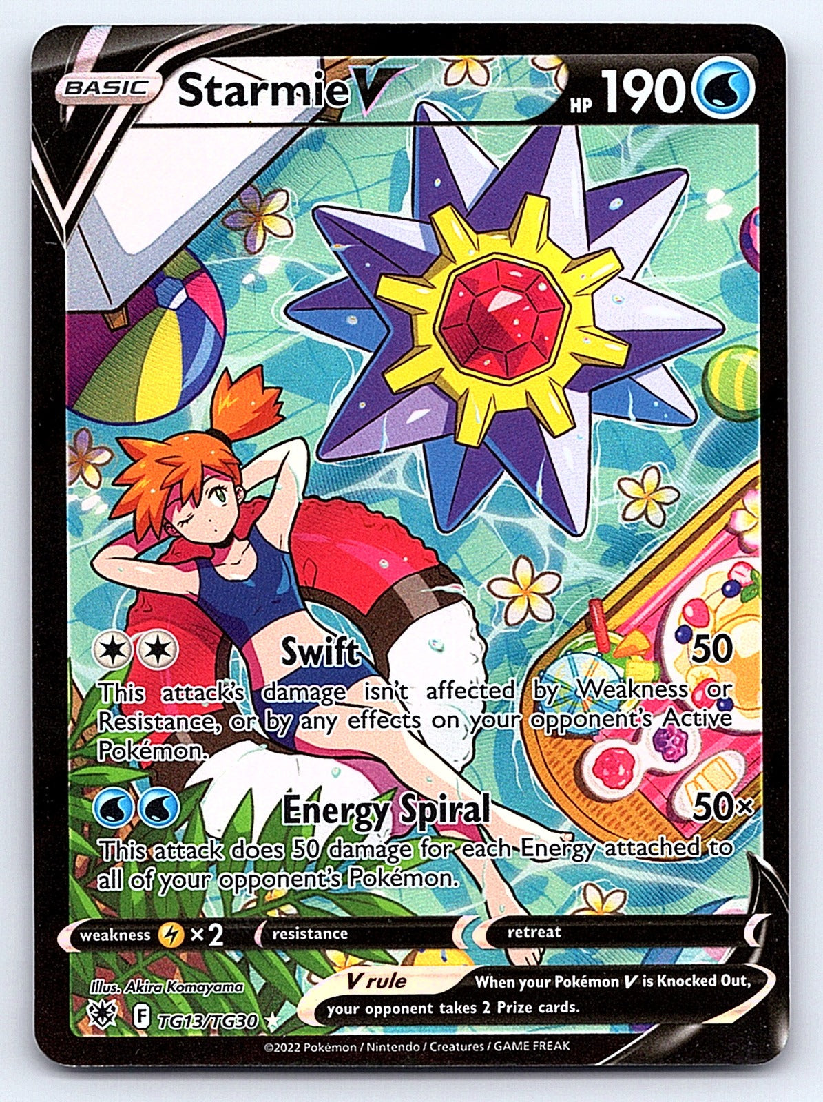Starmie V TG13/TG30 – SWSH10: Astral Radiance Trainer Gallery