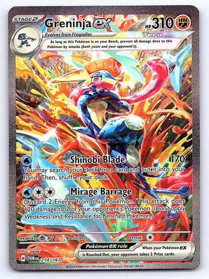 Greninja ex 214/167 – SV06: Twilight Masquerade