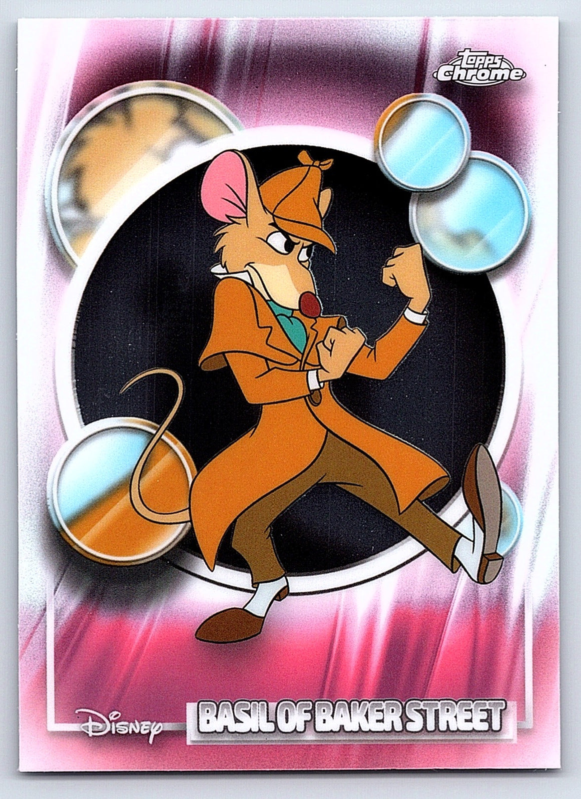 Basil of Baker Street #40 Base — Topps Chrome Disney