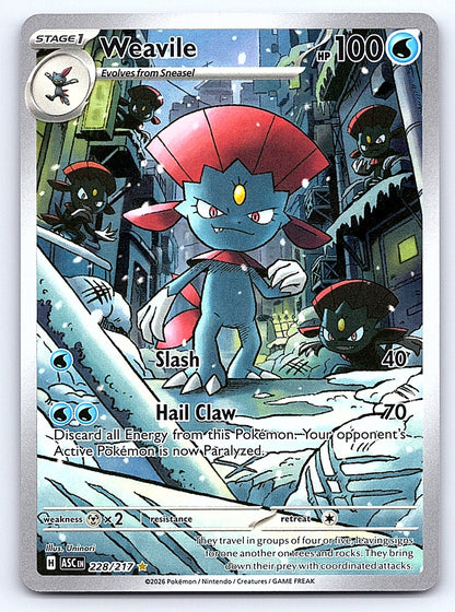 Weavile 228/217 – ME: Ascended Heroes