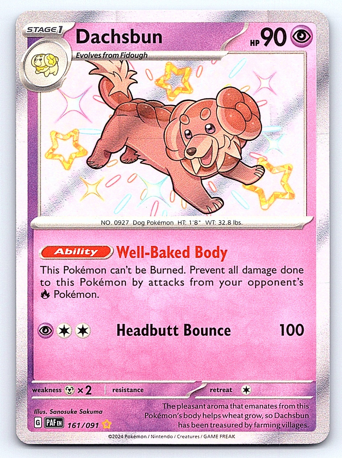 Dachsbun 161/091 – SV: Paldean Fates