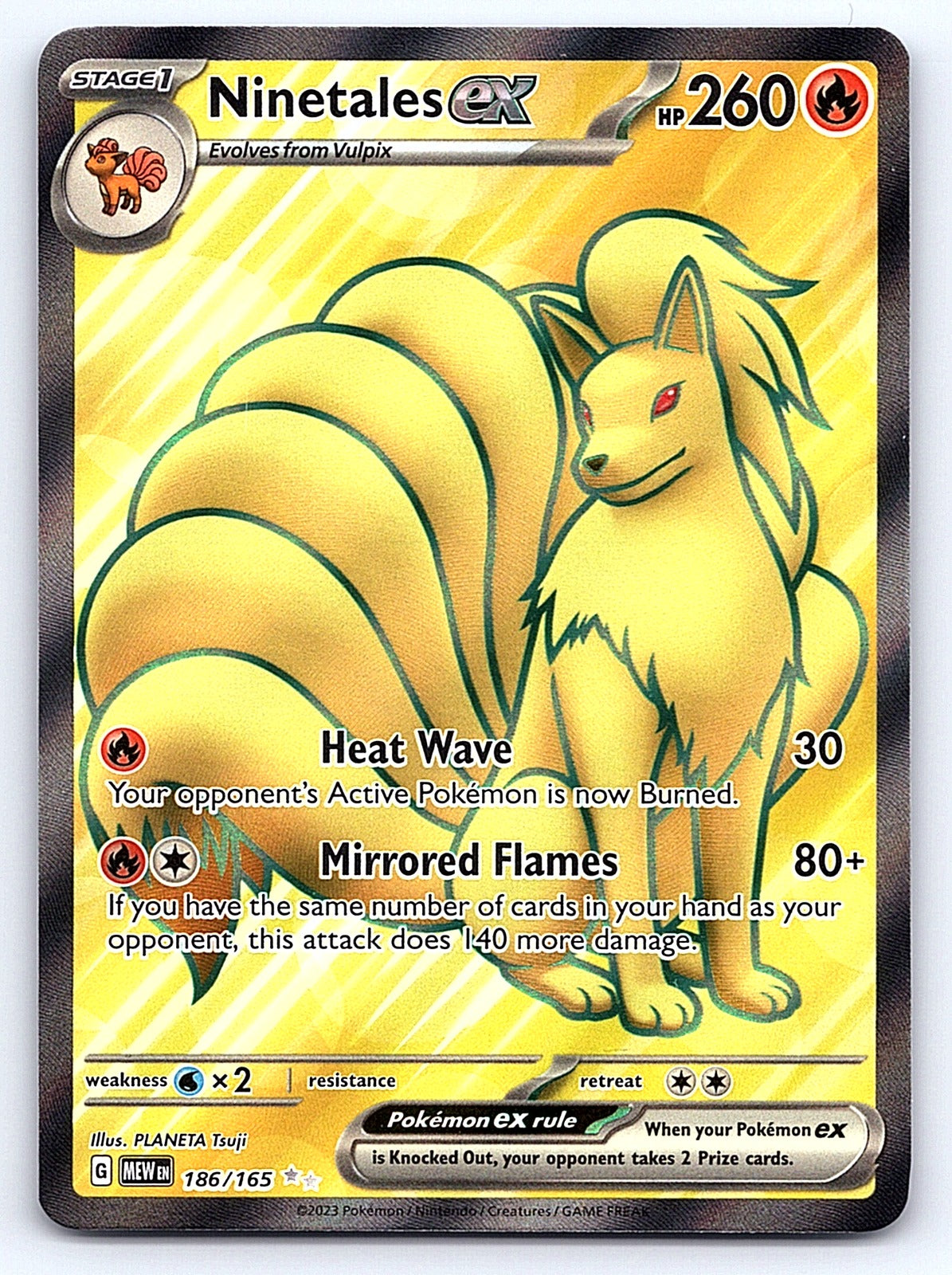 Ninetales ex 186/165 – SV: Scarlet & Violet 151