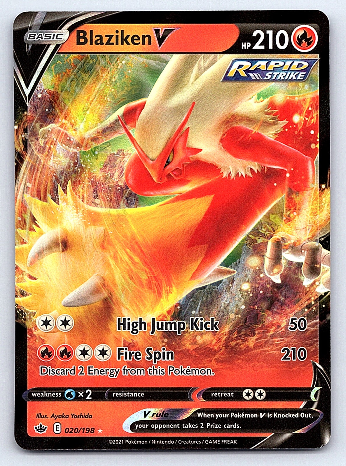 Blaziken V 020/198 – SWSH06: Chilling Reign