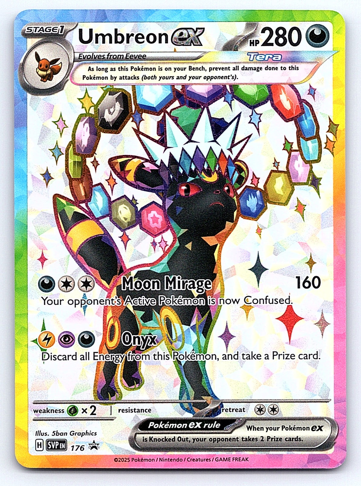 Umbreon ex - 176 SVP 176 – SV: Scarlet & Violet Promo Cards
