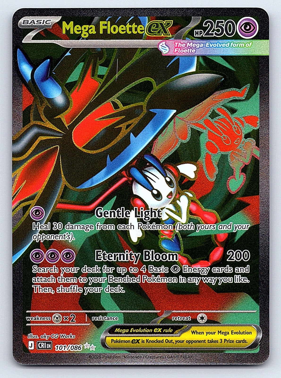 Mega Floette ex 101/086 – ME04: Chaos Rising