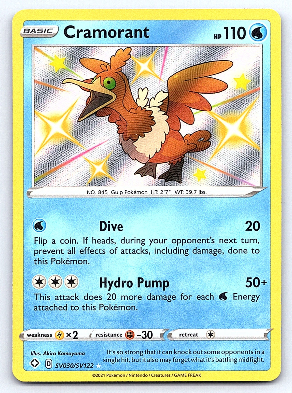 Cramorant SV030/SV122 – Shining Fates: Shiny Vault