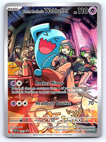 Team Rocket's Wobbuffet 203 – SV: Scarlet & Violet Promo Cards