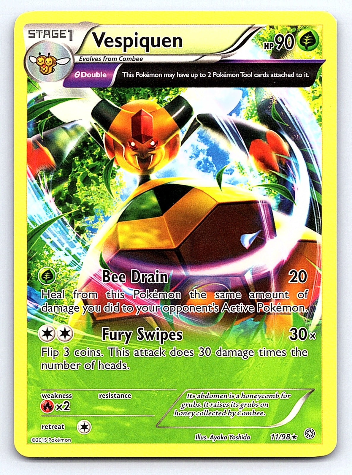 Vespiquen (11) 11/98 – XY - Ancient Origins