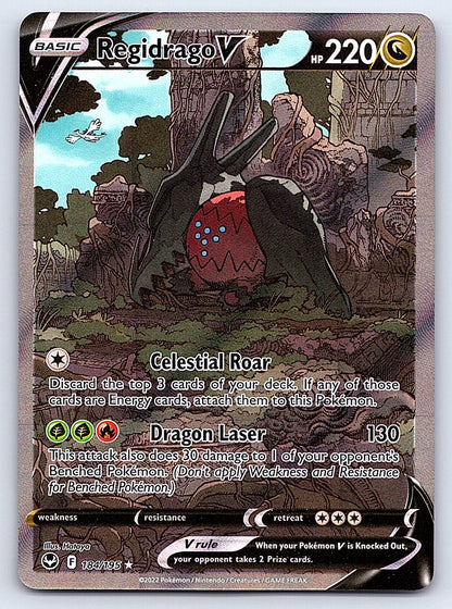 Regidrago V (Alternate Full Art) 184/195 – SWSH12: Silver Tempest