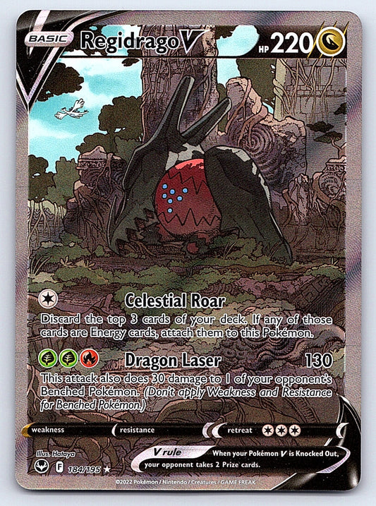 Regidrago V (Alternate Full Art) 184/195 – SWSH12: Silver Tempest