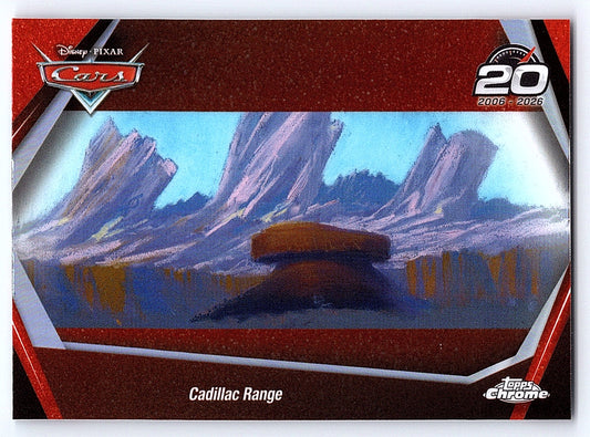 Cadillac Range #CRS 9 Cars 20th Anniversary — Topps Chrome Disney Cars 20th Anni