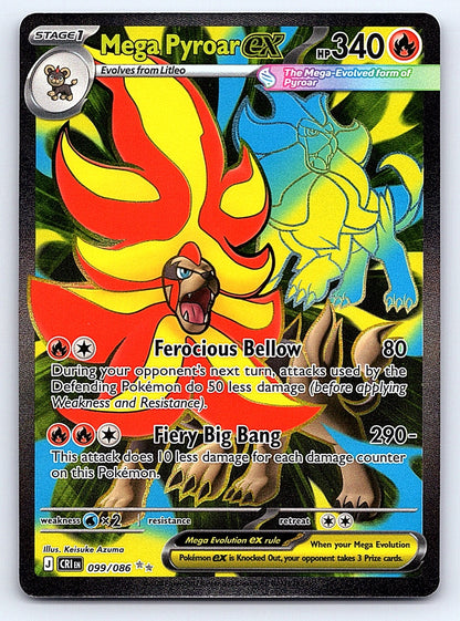 Mega Pyroar ex 099/086 – ME04: Chaos Rising