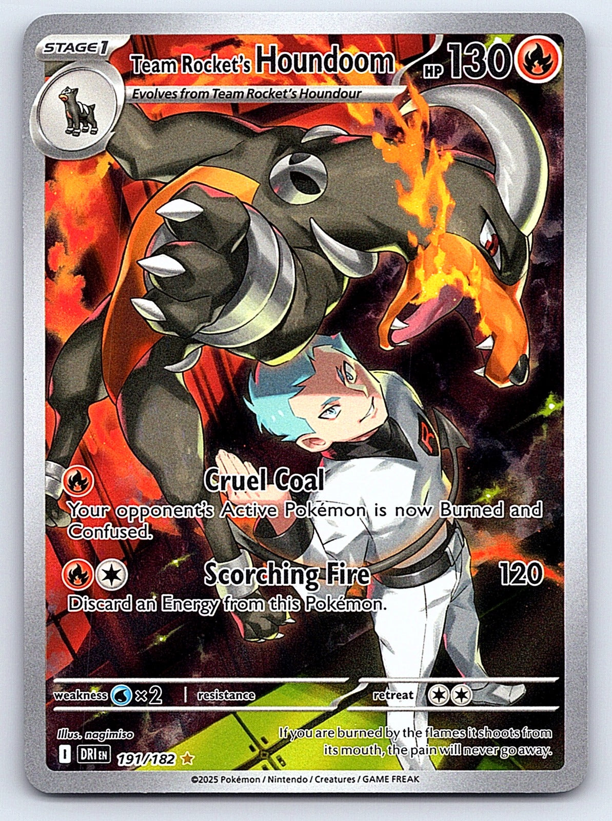 Team Rocket's Houndoom 191/182 – SV10: Destined Rivals