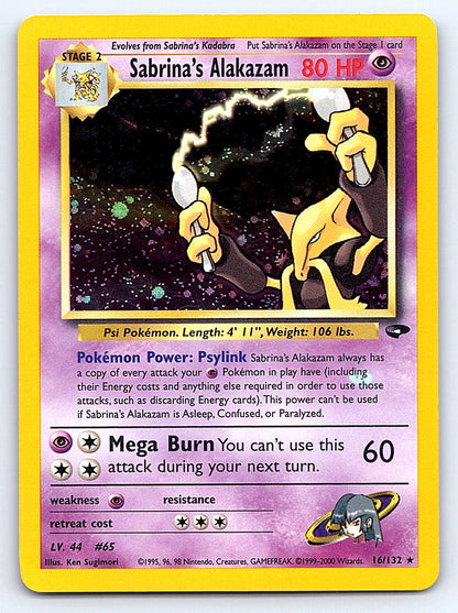 Sabrina's Alakazam 016/132 – Gym Challenge