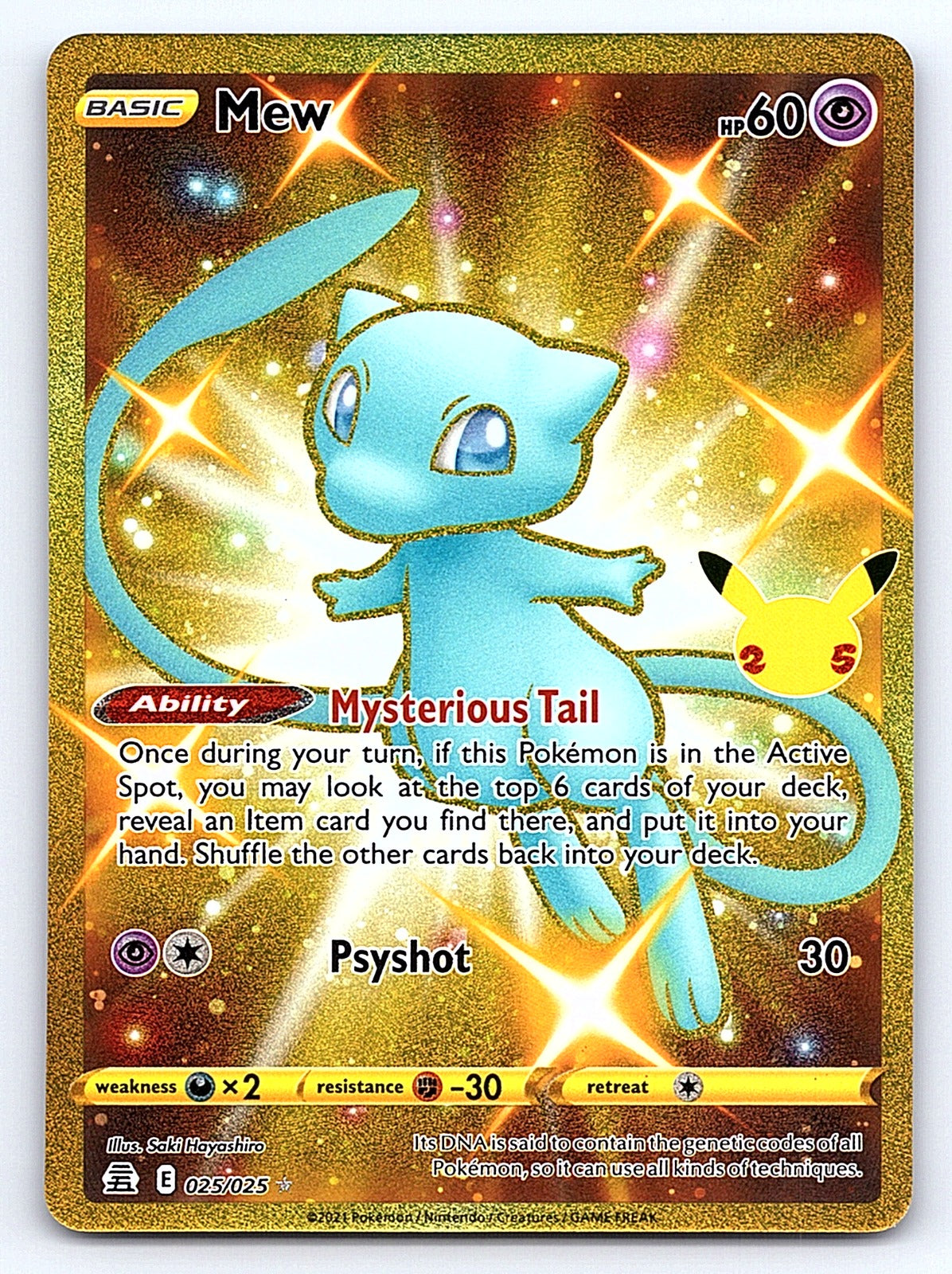 Mew (Secret) 025/025 – Celebrations