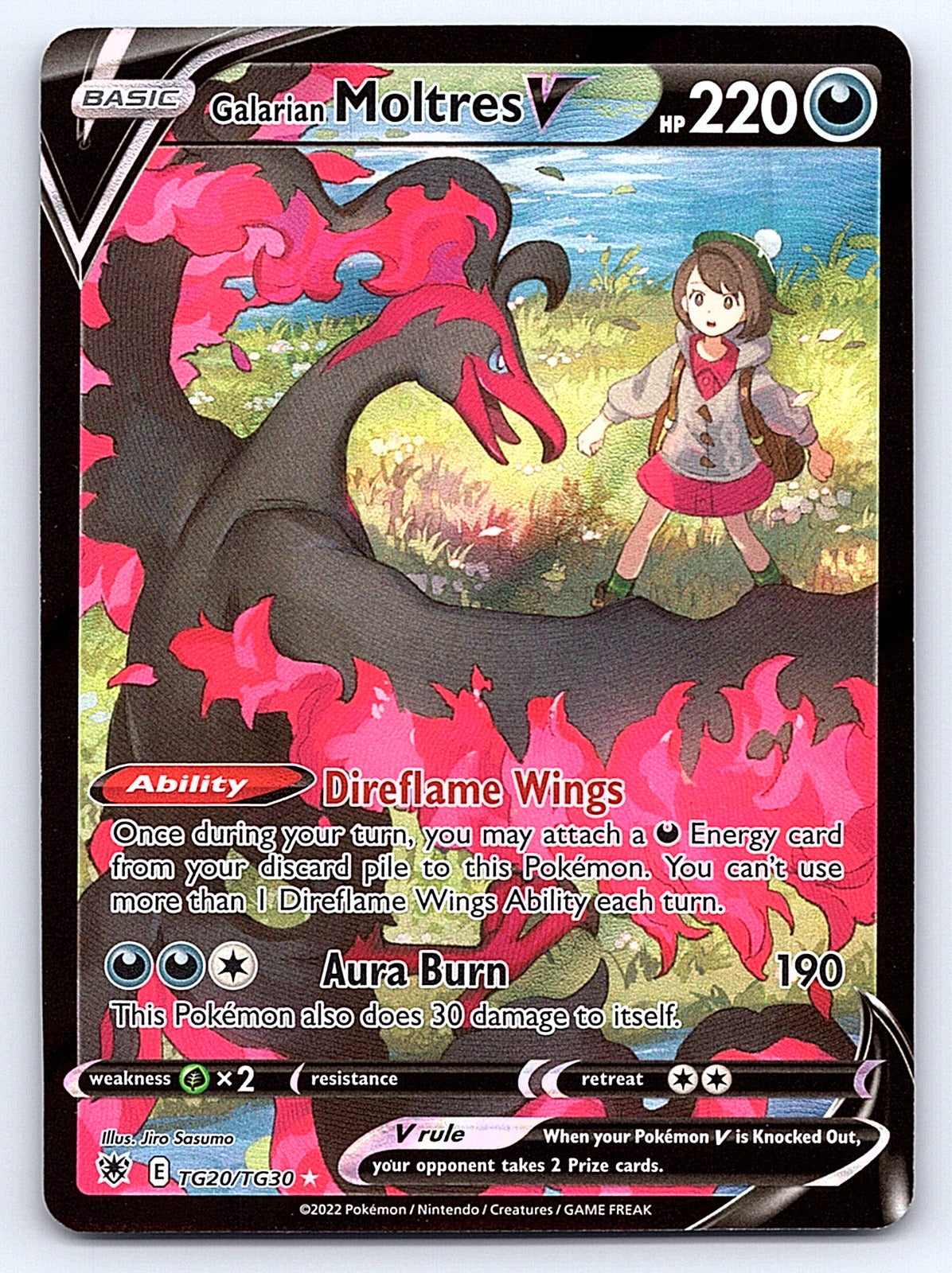 Galarian Moltres V TG20/TG30 – SWSH10: Astral Radiance Trainer Gallery