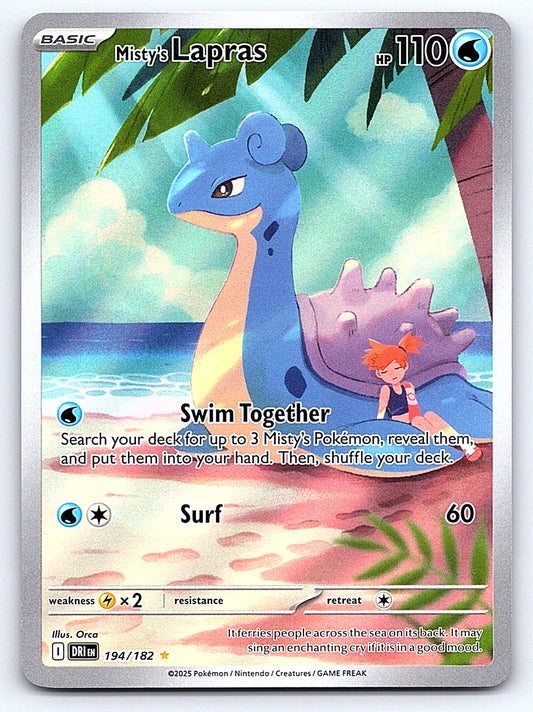 Misty's Lapras 194/182 – SV10: Destined Rivals