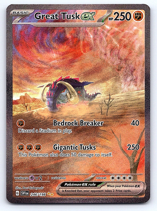 Great Tusk ex 246/198 – SV01: Scarlet & Violet Base Set