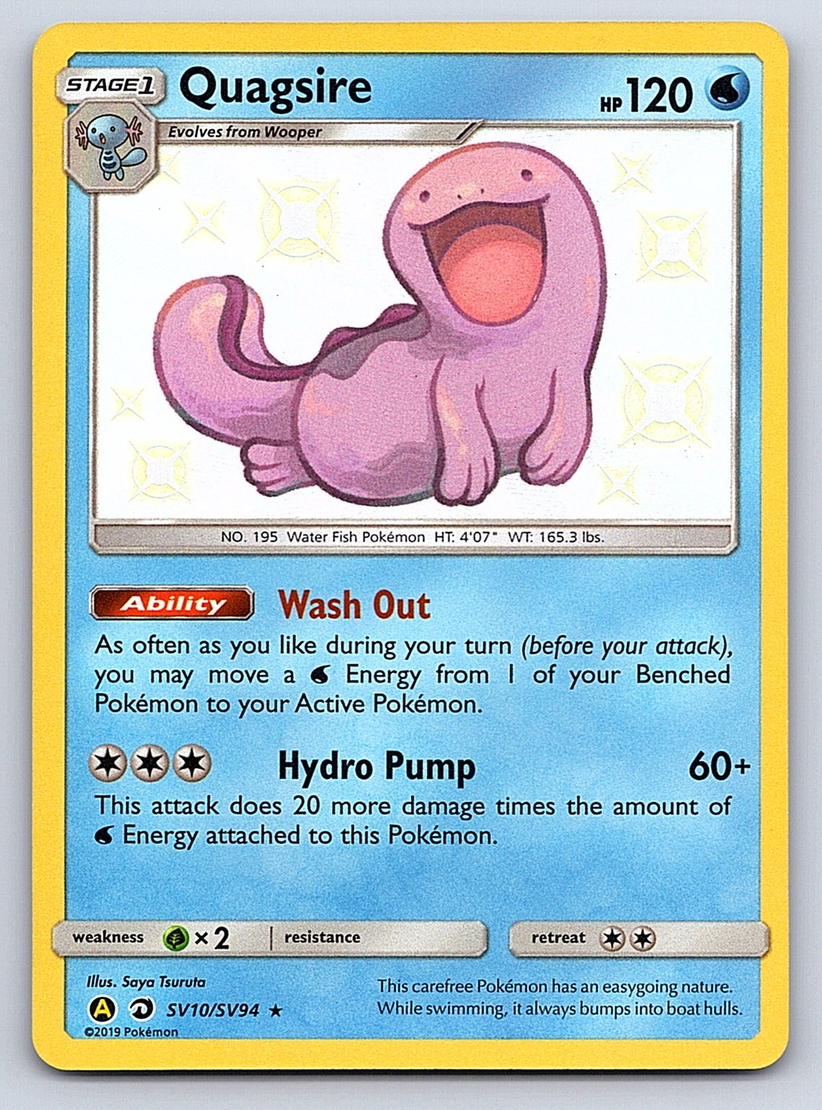 Quagsire SV10/SV94 – Hidden Fates: Shiny Vault