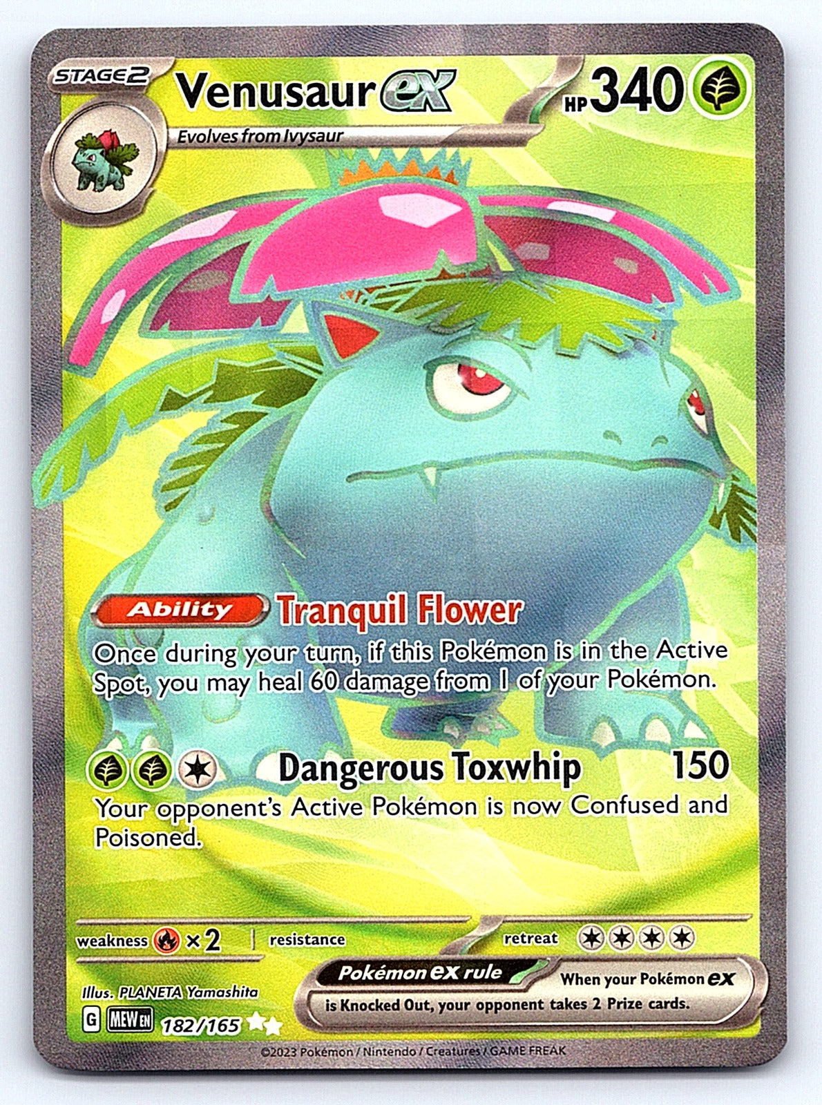 Venusaur ex 182/165 – SV: Scarlet & Violet 151