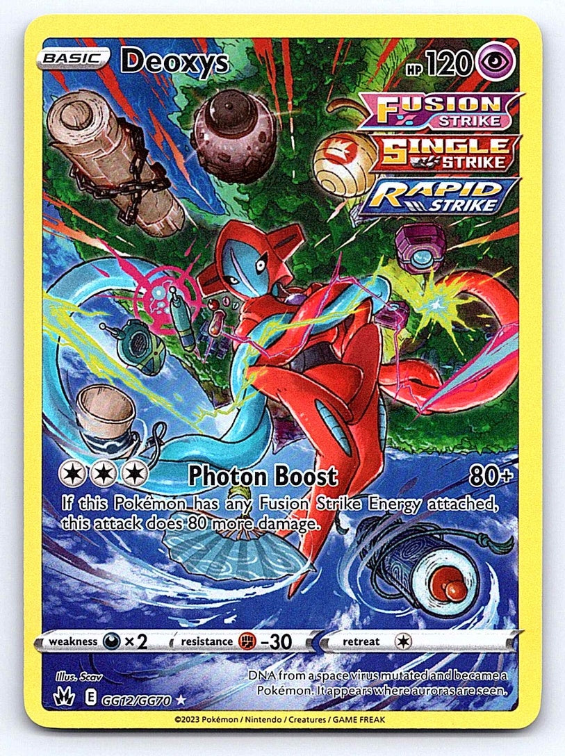 Deoxys GG12/GG70 – SWSH: Crown Zenith: Galarian Gallery