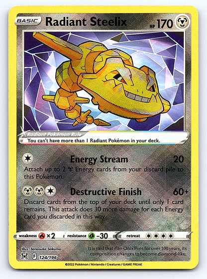Radiant Steelix 124/196 – SWSH11: Lost Origin