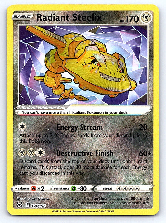 Radiant Steelix 124/196 – SWSH11: Lost Origin