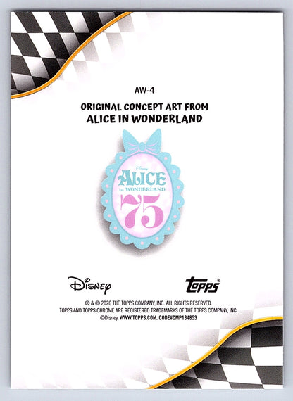 A Mad Tea Party #AW 4 Alice In Wonderland 75th Anniversary — Topps Chrome Disney