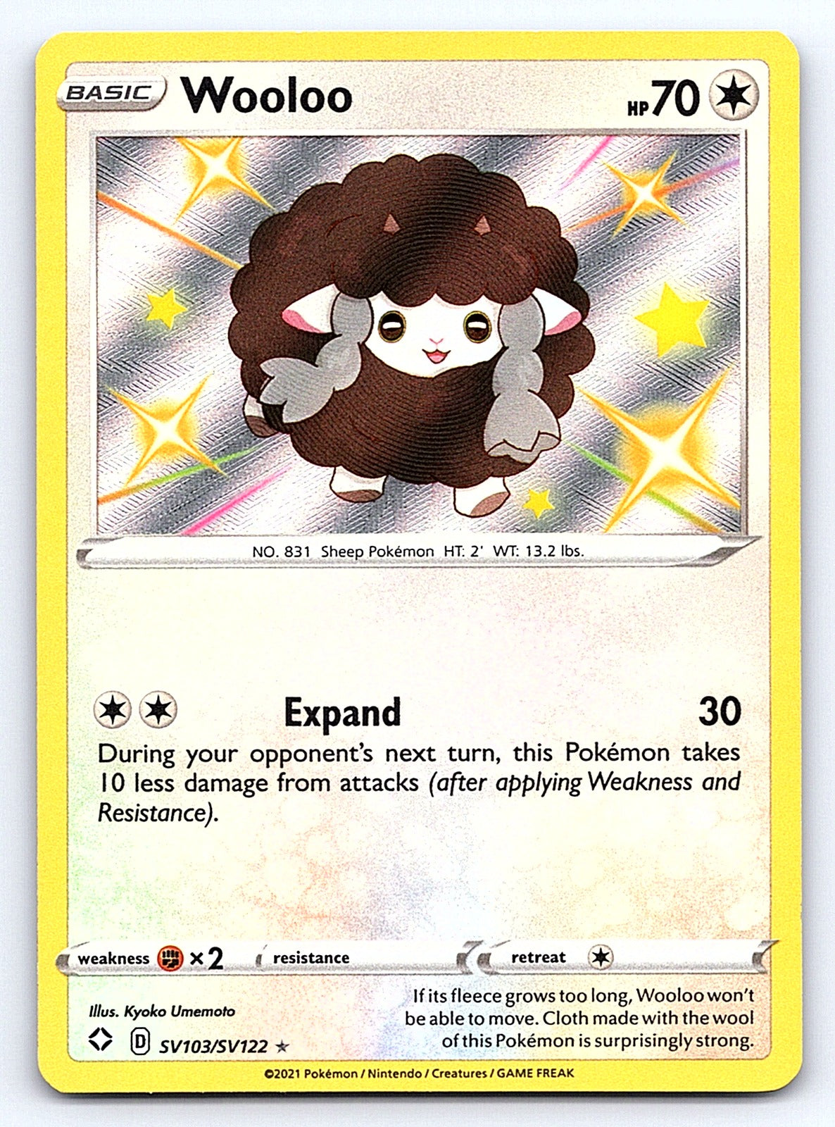 Wooloo SV103/SV122 – Shining Fates: Shiny Vault