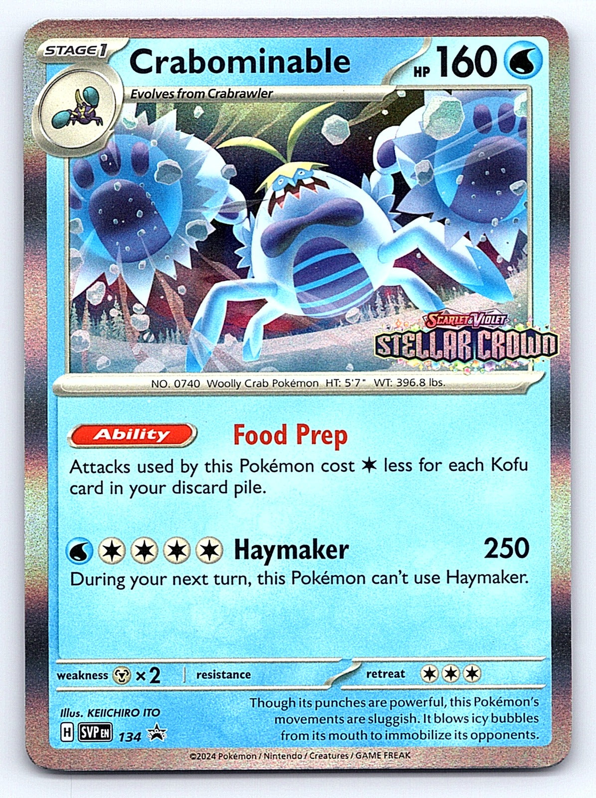 Crabominable - 134 134/142 – SV: Scarlet & Violet Promo Cards