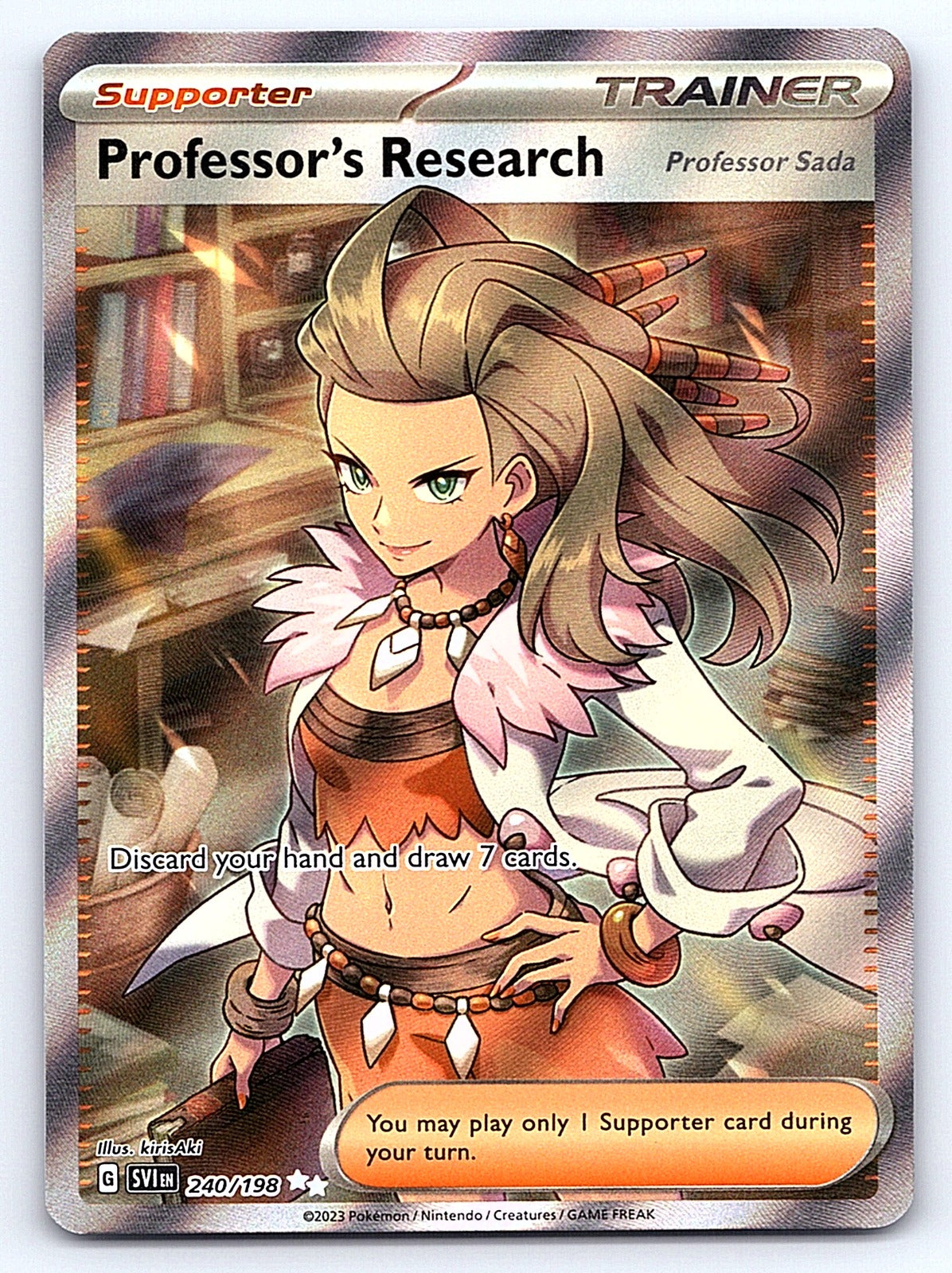 Professor's Research [Professor Sada] 240/198 – SV01: Scarlet & Violet Base Set
