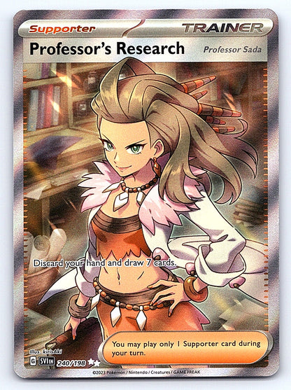 Professor's Research [Professor Sada] 240/198 – SV01: Scarlet & Violet Base Set