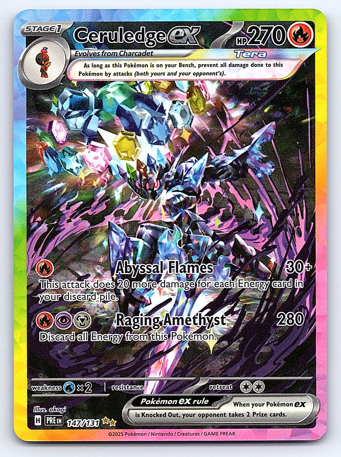 Ceruledge ex 147/131 – SV: Prismatic Evolutions