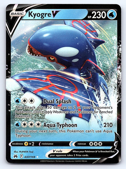 Kyogre V 037/159 – SWSH: Crown Zenith