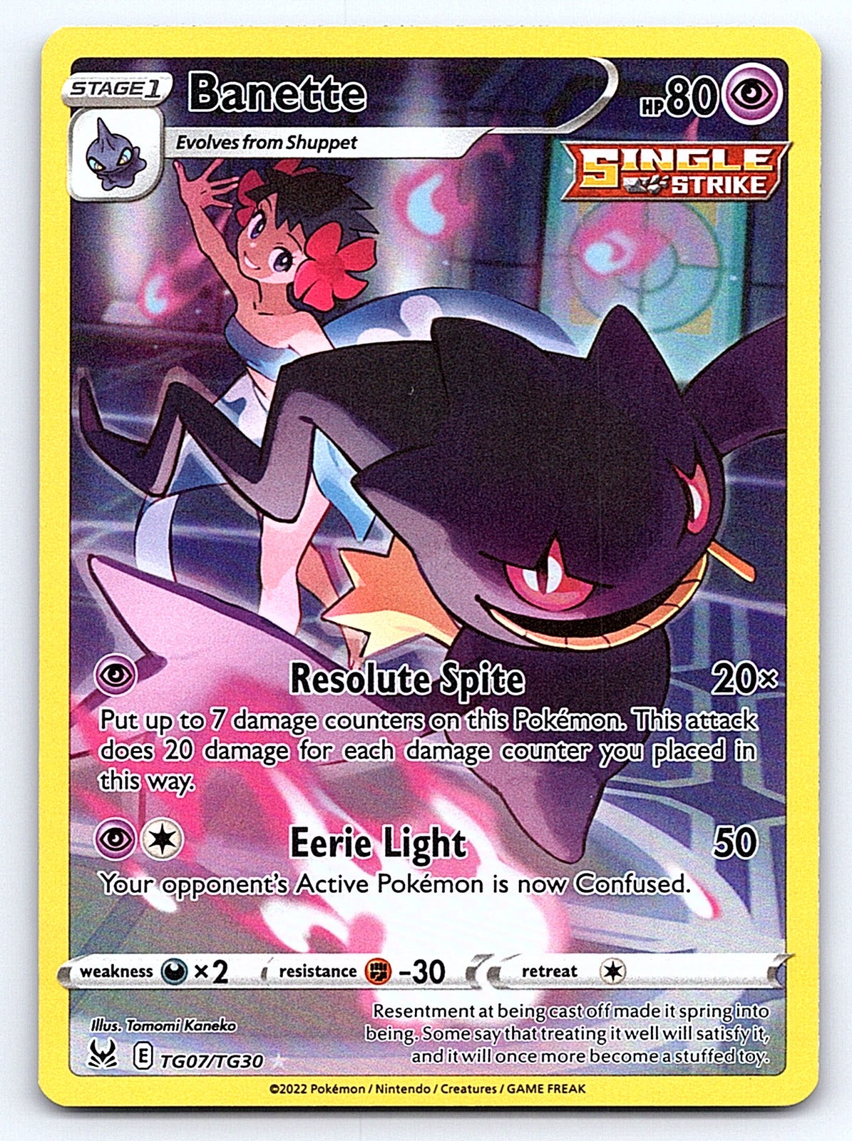 Banette TG07/TG30 – SWSH11: Lost Origin Trainer Gallery