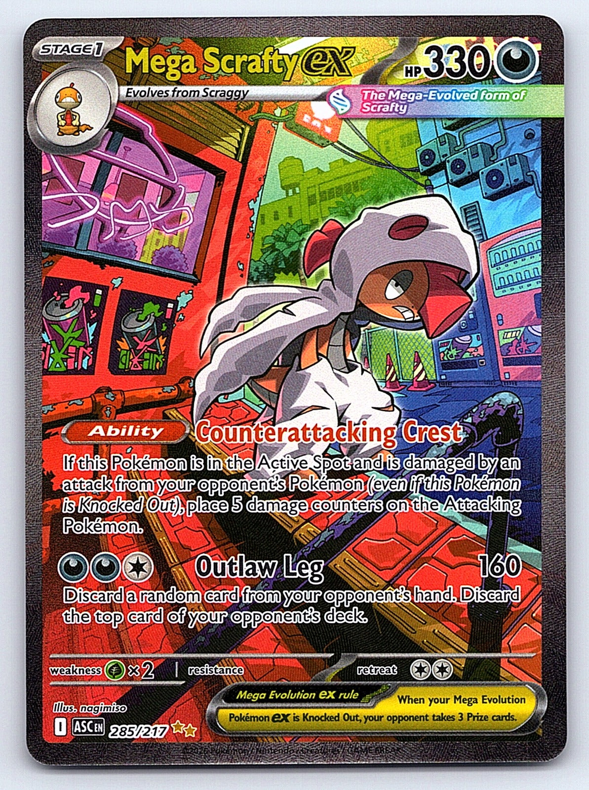 Mega Scrafty ex - 285/217 – ME: Ascended Heroes