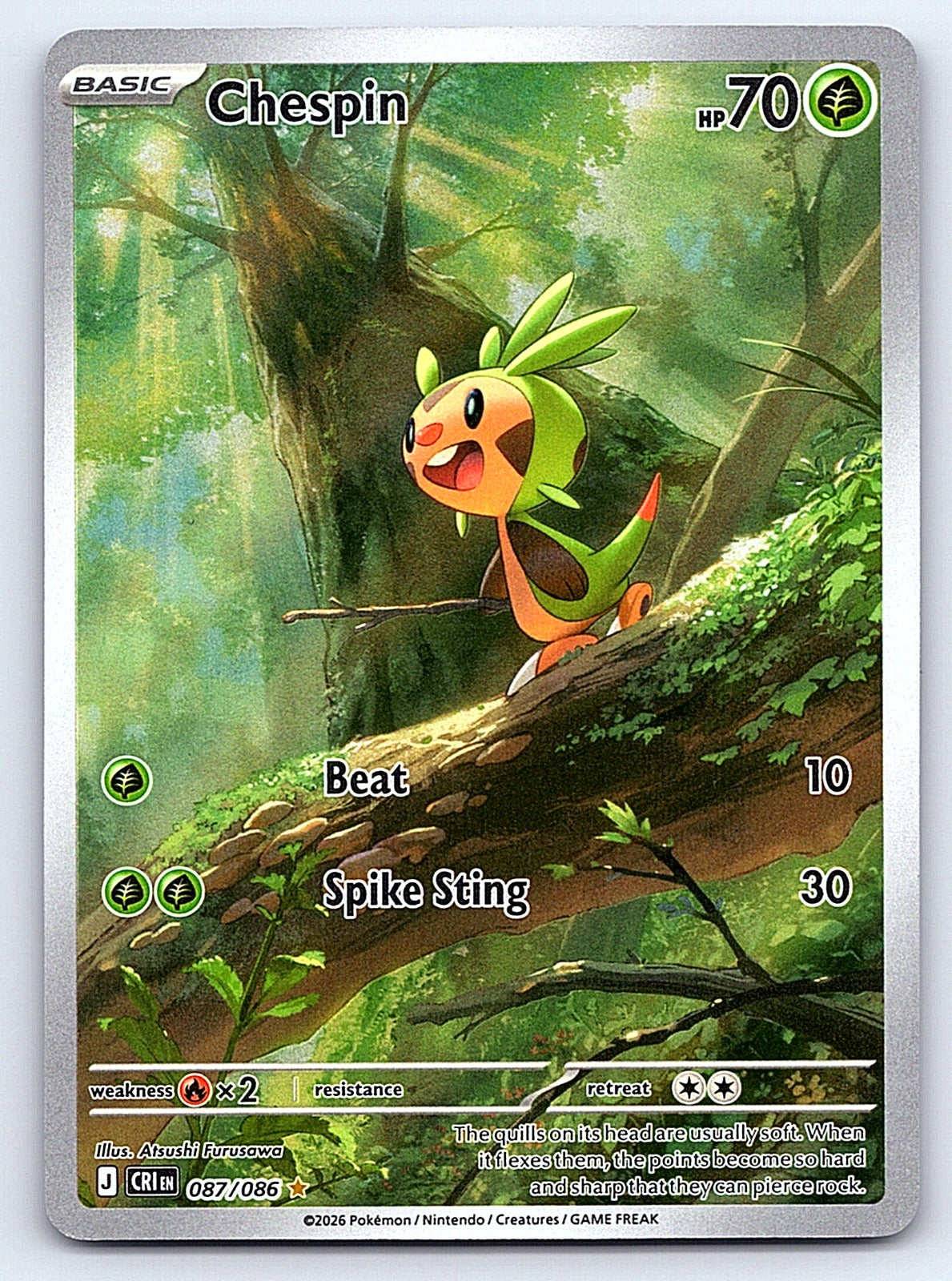 Chespin 087/086 – ME04: Chaos Rising