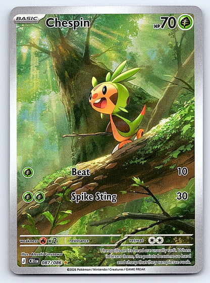 Chespin 087/086 – ME04: Chaos Rising