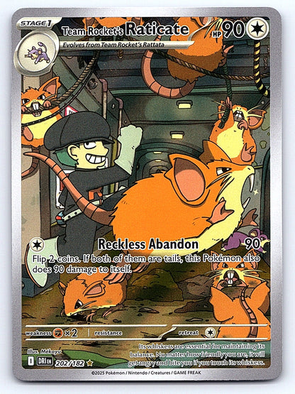 Team Rocket's Raticate 202/182 – SV10: Destined Rivals