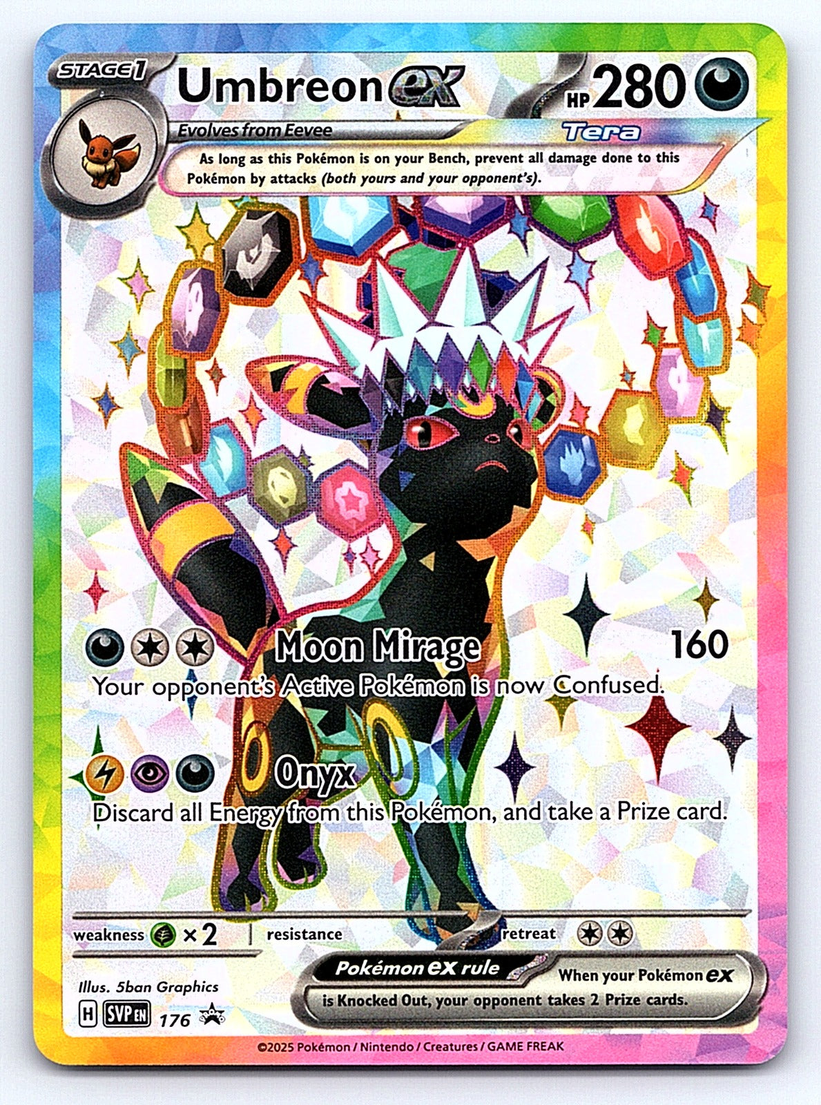 Umbreon ex - 176 SVP 176 – SV: Scarlet & Violet Promo Cards