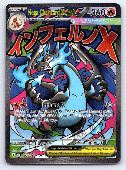 Mega Charizard X ex 023 – ME: Mega Evolution Promo