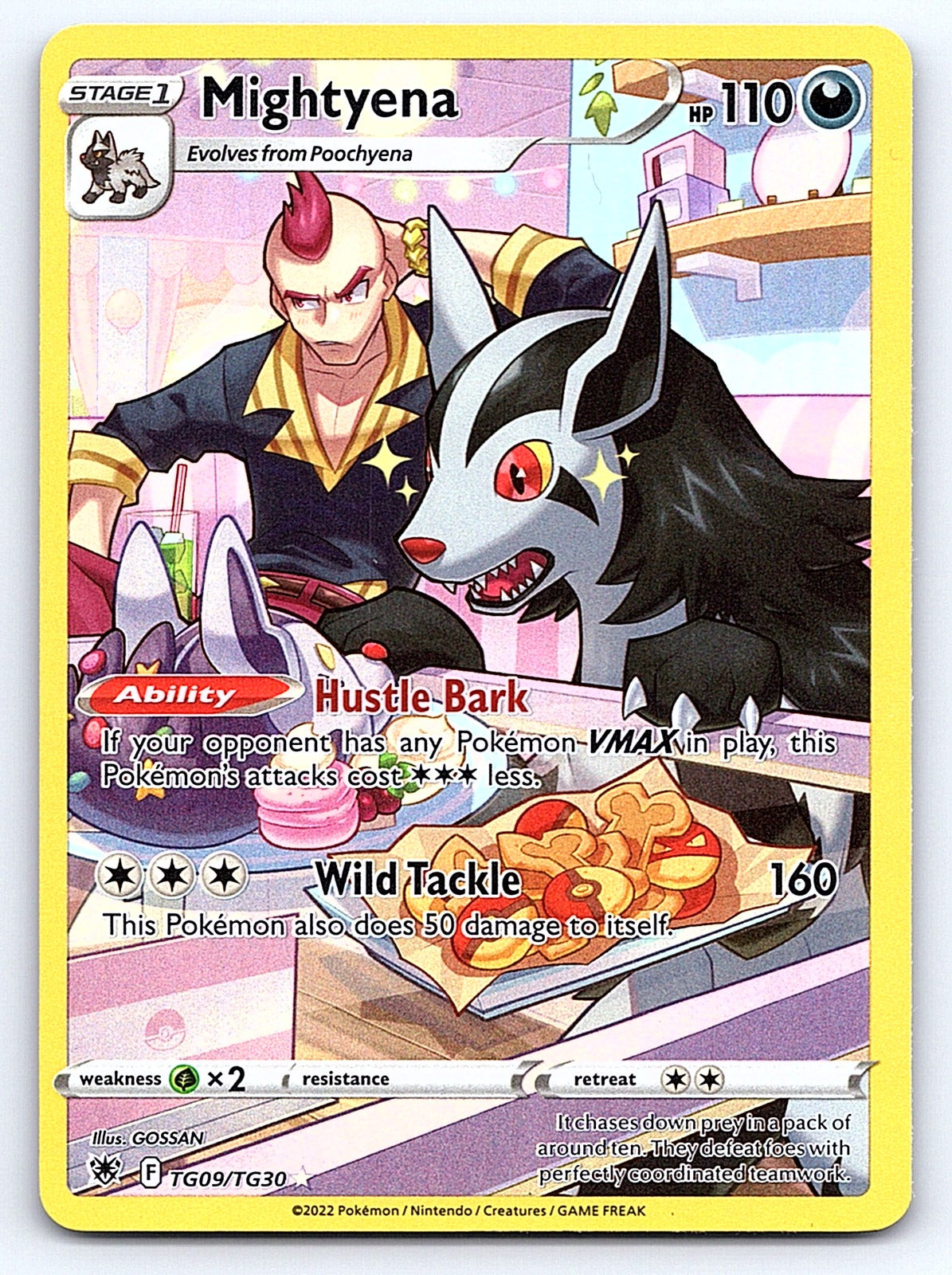 Mightyena TG09/TG30 – SWSH10: Astral Radiance Trainer Gallery