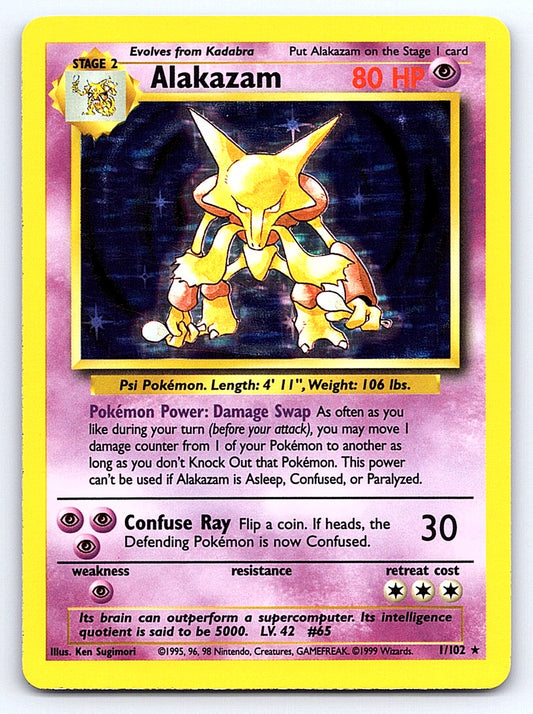 Alakazam 001/102 – Base Set