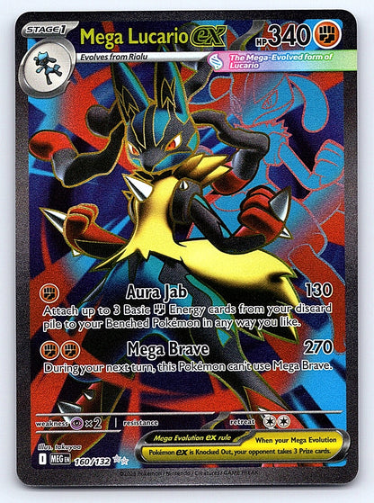 Mega Lucario ex 160/132 – ME01: Mega Evolution