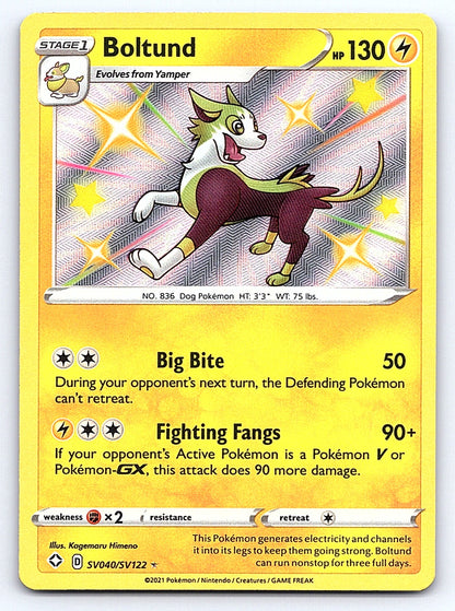 Boltund SV040/SV122 – Shining Fates: Shiny Vault