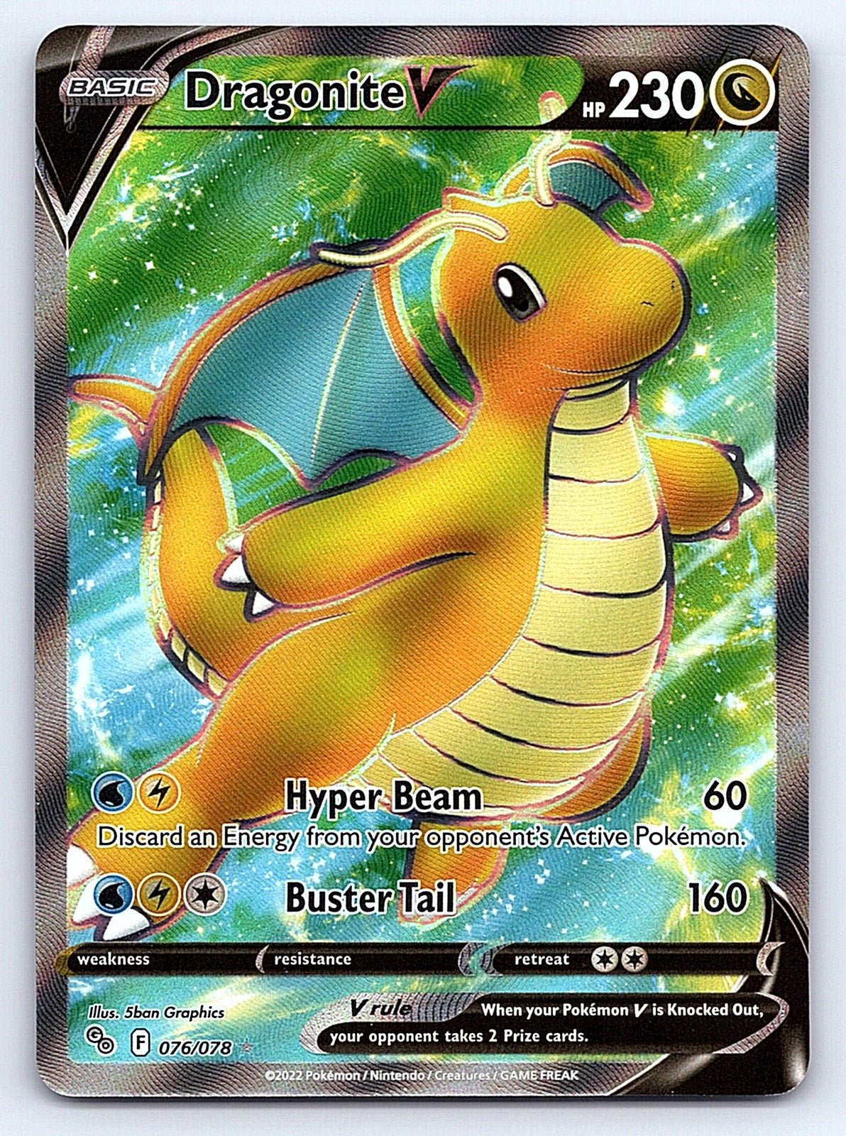Dragonite V (Full Art) 076/078 – Pokemon GO