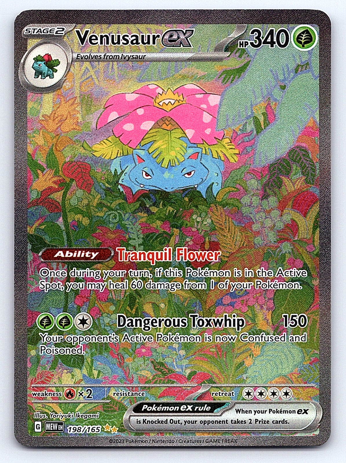 Venusaur ex - 198/165 – SV: Scarlet & Violet 151